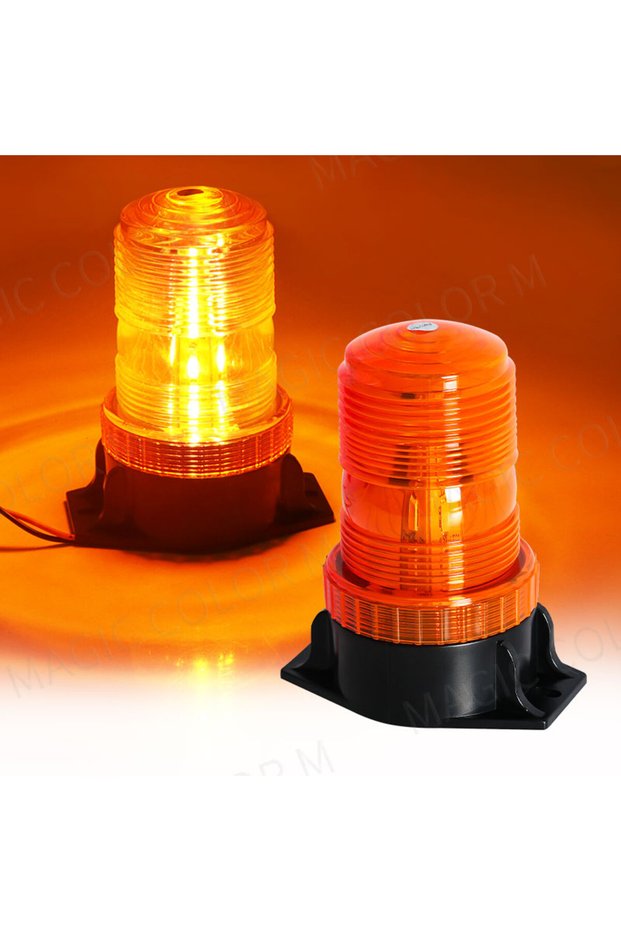 12-80V Amber Light 12-24V 48V 60V 80V 30 LED High Power Emergency Warning Flash Strobe Light Beacon