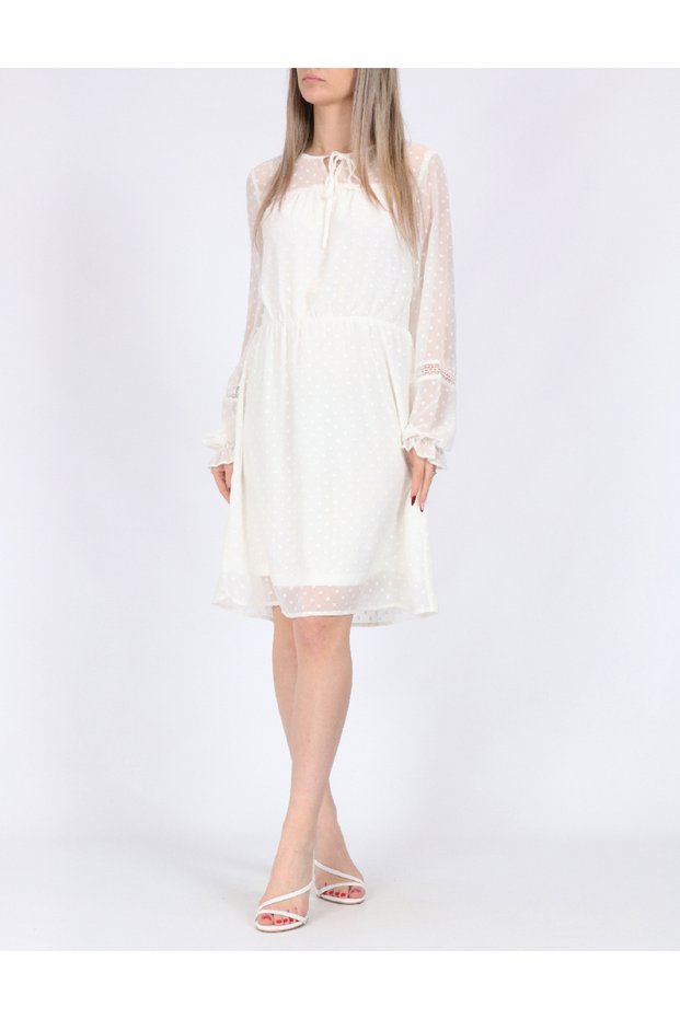 Rochie scurta, Alb