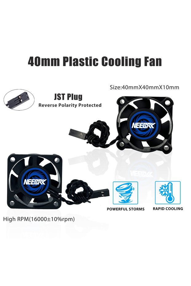 40mm NEEBRC 25/30/35/40/45/50mm RC Motor Cooling Fan 5V-12V DC Heatsink 10000-30000RPM High Wind Rap