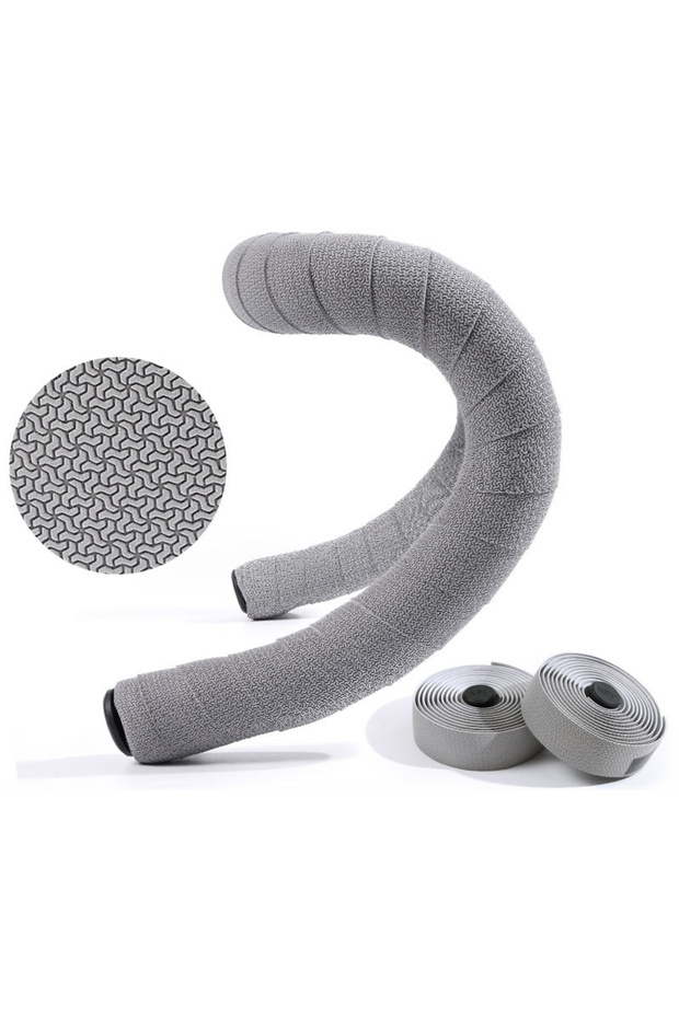 GREY Non-Slip Bike Handlebar Tape Racing Gravel Cycling Bar Wrap Durable Road Bicycl