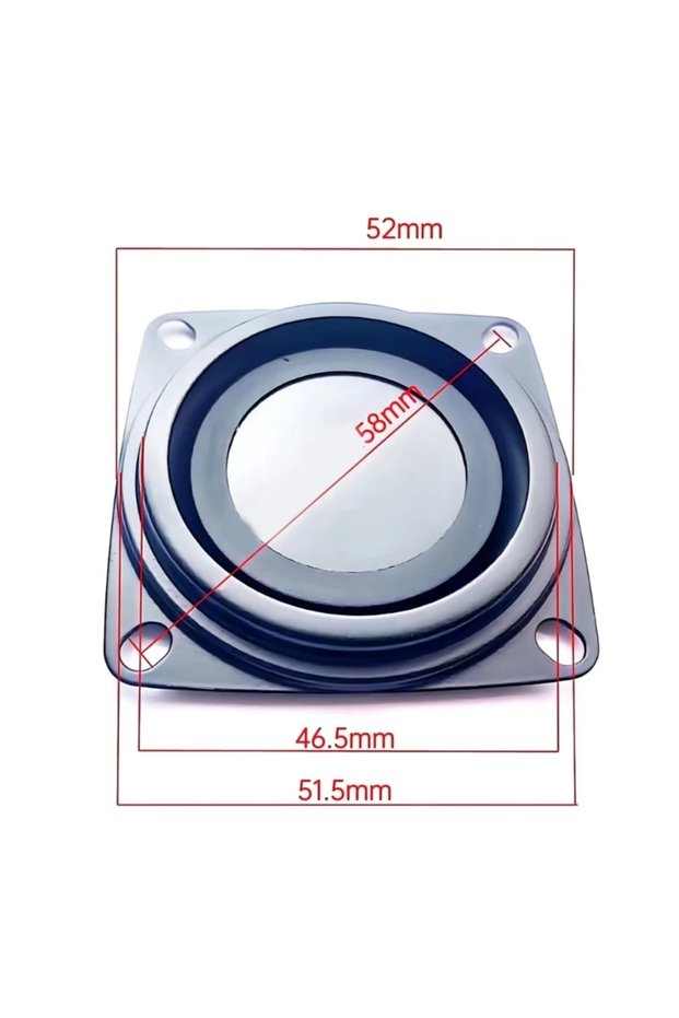 2 inches square Universal Woofer Radiator Bass Passive Speaker 2/3/4inch Low Frequency Loudspeaker D