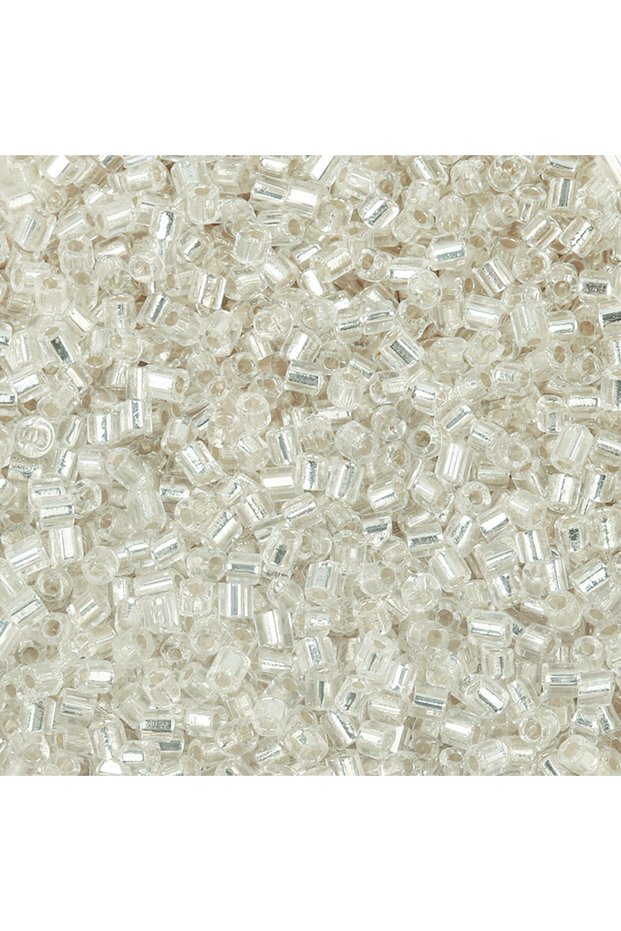 50g About 2150Pcs S17 430-2150pcs/lot Inside Silver Color Glass Seed Beads Tube Shape Czech Glass Be