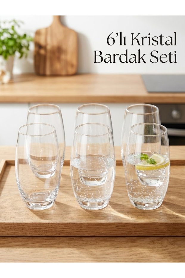 Crystal Soft Drink Glass 520 ml 6 Pieces