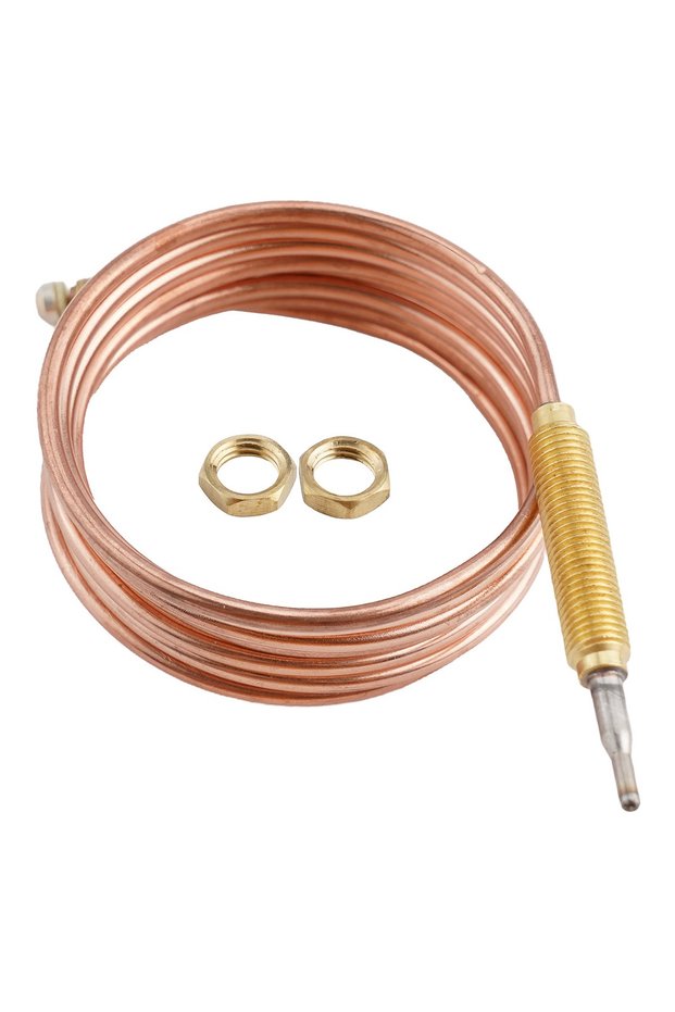 150cm M8 Thermocouple Common Thread Probe 600/900/1200/1500mm For Gas Burners Fireplaces BBQ Heating