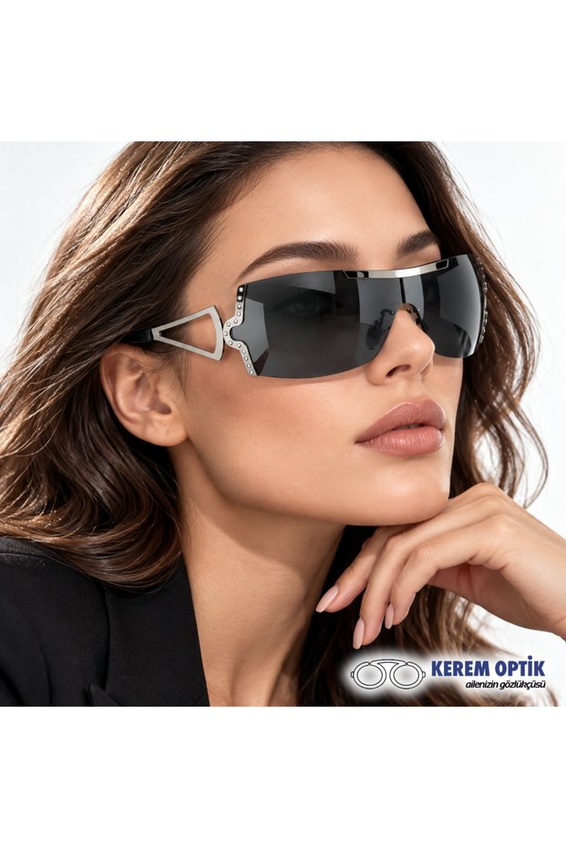 WOMEN'S GRAY METAL POLARIZED SUNGLASSES CS101 C5