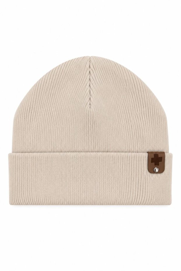 Cotton Ribana Beret Bej