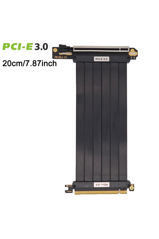 20cm 3.0 90 20cm PCI Express 3.0/4.0 x16 to x16 Gen 4 GPU Double Reverse Graphics Card Extension Ca