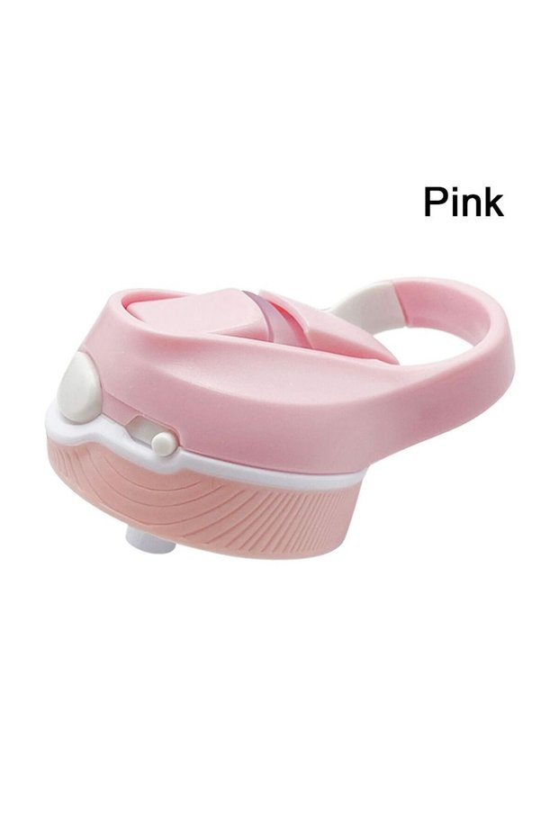 pink Universal Coffee Cup Lid with Straw High Quality Silicone Tumbler Lids Replacement Reusable Mug