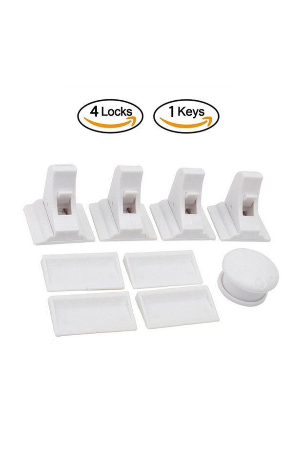 TD1230-4-1 Magnetic Child Lock Children Protection Baby Safety Lock Drawer Latch Cabinet Door Lock L