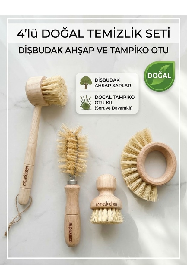 4-Piece Natural Cleaning Set (Vegan)