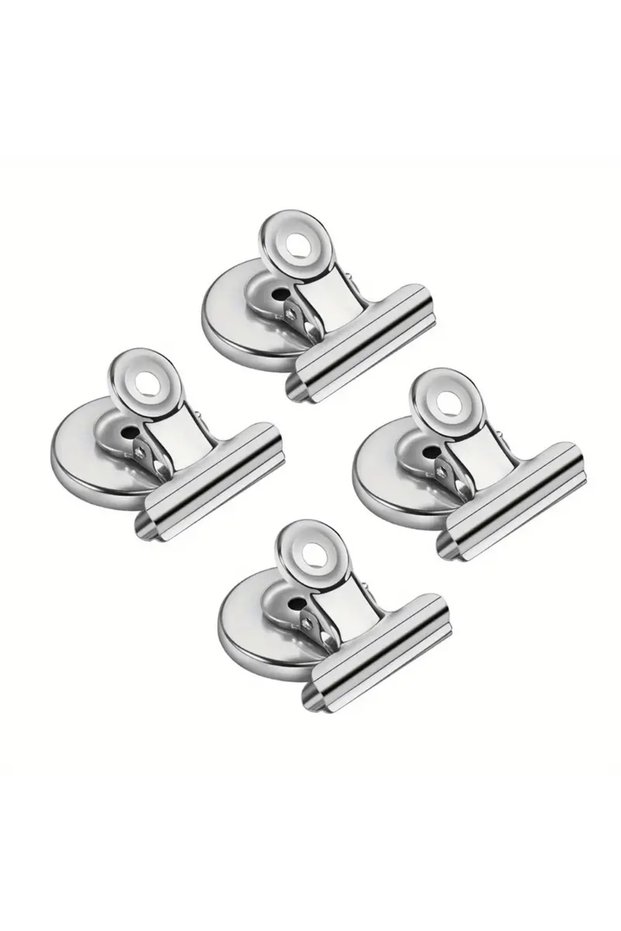 4 Pcs 4/8Pcs Strong Grip Magnetic Fridge Clips Heavy Duty Refrigerator Magnets Clips for Whiteboard,