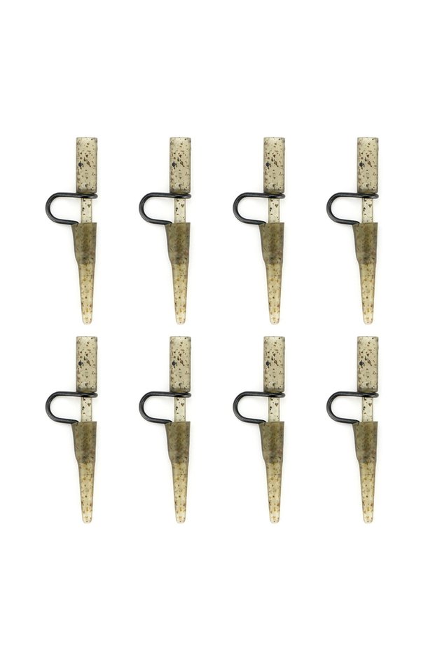 AH031 8pcs Carp Fishing Lead Clips, Heavy Duty Swivel Snap Connector, Safe and Quick C