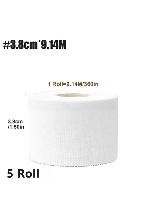 5pcs 3.8cm 9.14m 5 Rolls of Waterproof Adhesive Tape Sport Muscle Support Bandage Elastic Physio Tap