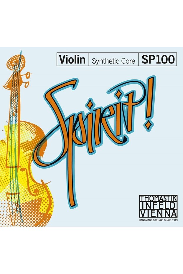Sp100 Violin String Set - Fully Compatible with Spirit 4/4 Violins (Training/Intermediate Level - Handmade) |