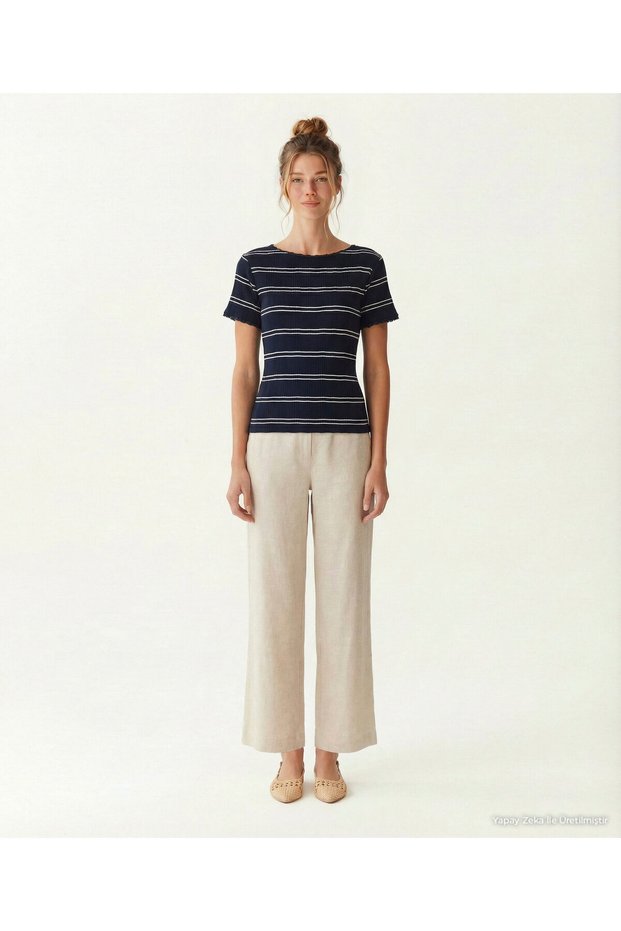 Straight Normal Waist Trousers