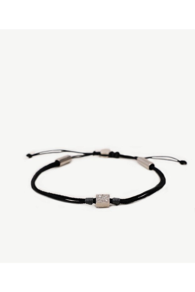 Metal-Accented Rope Bracelet