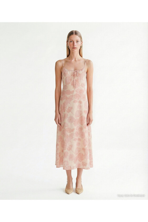A Form Crew Neck Strap Dress