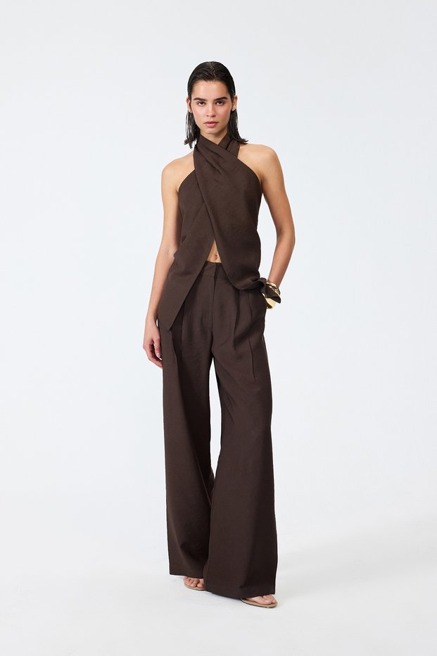 Pleated Palazzo pants