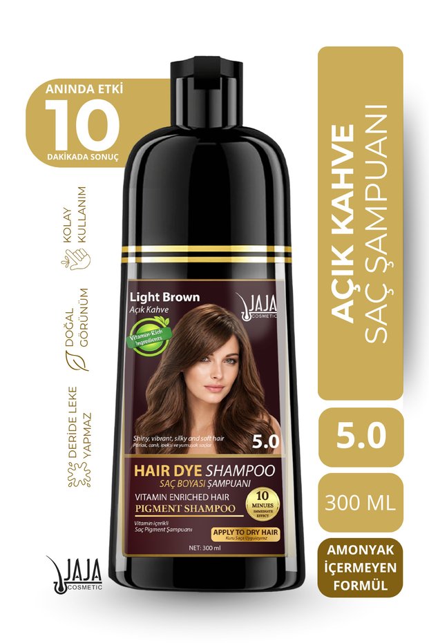 Light Brown Hair Shampoo 300 ml 5.0 & Vitamin-Enriched