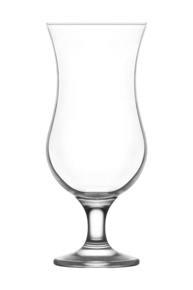 Fiesta Glass Cocktail Glasses Set of 6 460 ml (Soft Drink/Smoothie/Milkshake/Iced Coffee Glass)
