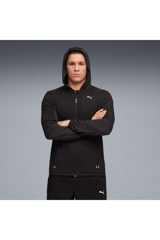 Flex Fabric Mix Men's Black Training Jacket