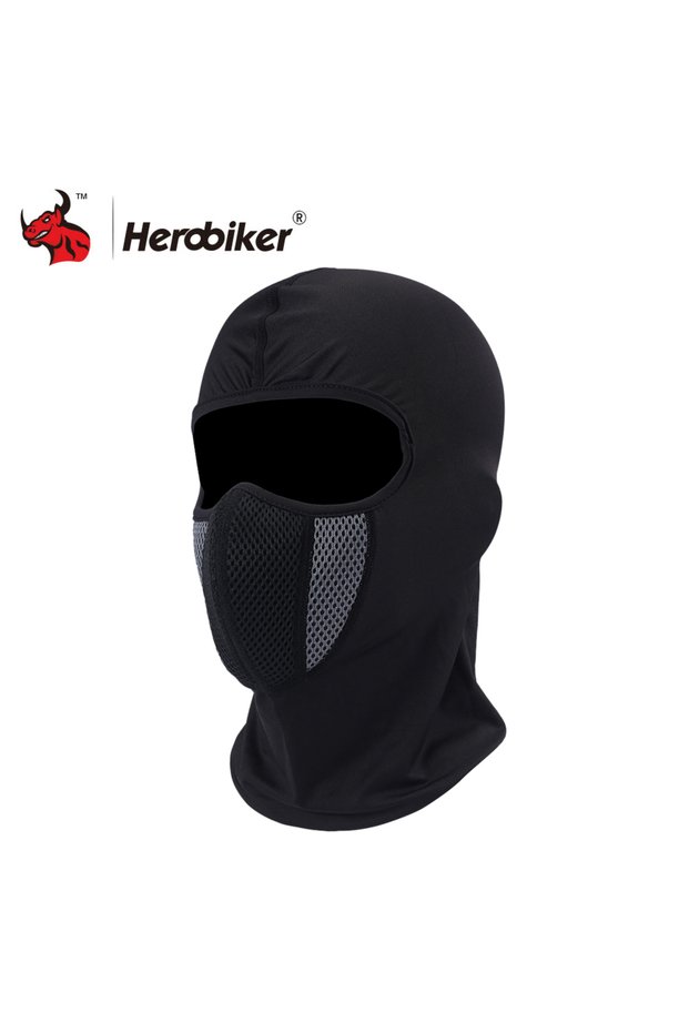 MTT-17266T 02 Gray Balaclava Motorcycle Face Mask Moto Helmet Bandana Hood Ski Neck Full Face Mask W
