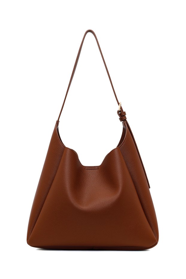 Women's Brown Classic Shoulder Bag Ab150020Sf