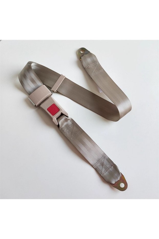 beige L Simple two-point seat belt for cars passenger cars minibuses rear seats of school buses co
