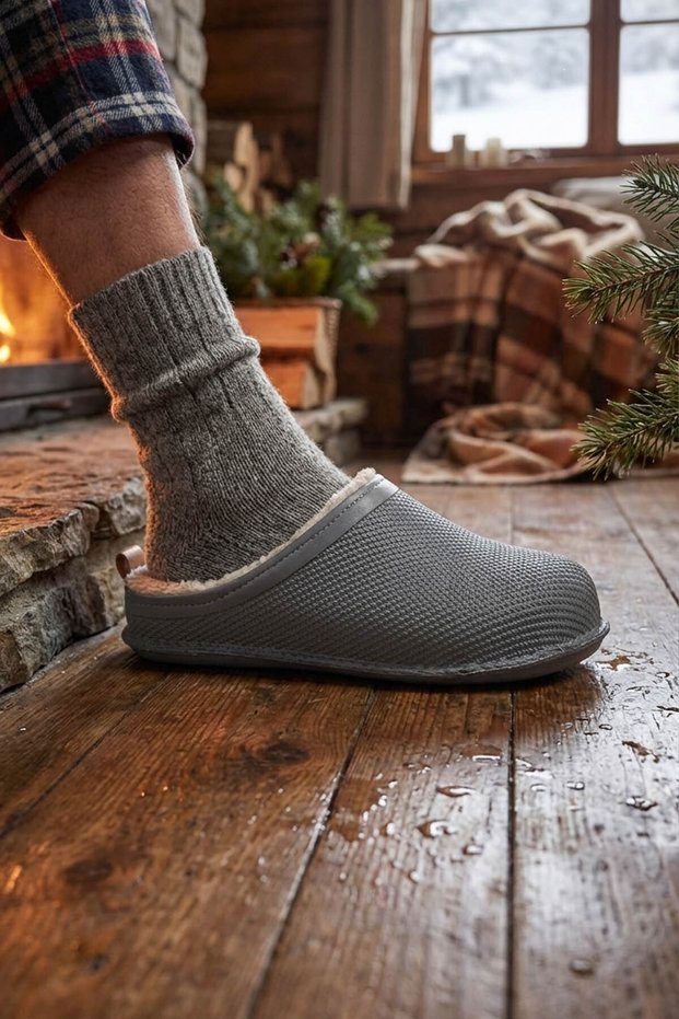 Winter Wet Floor Men's Slippers