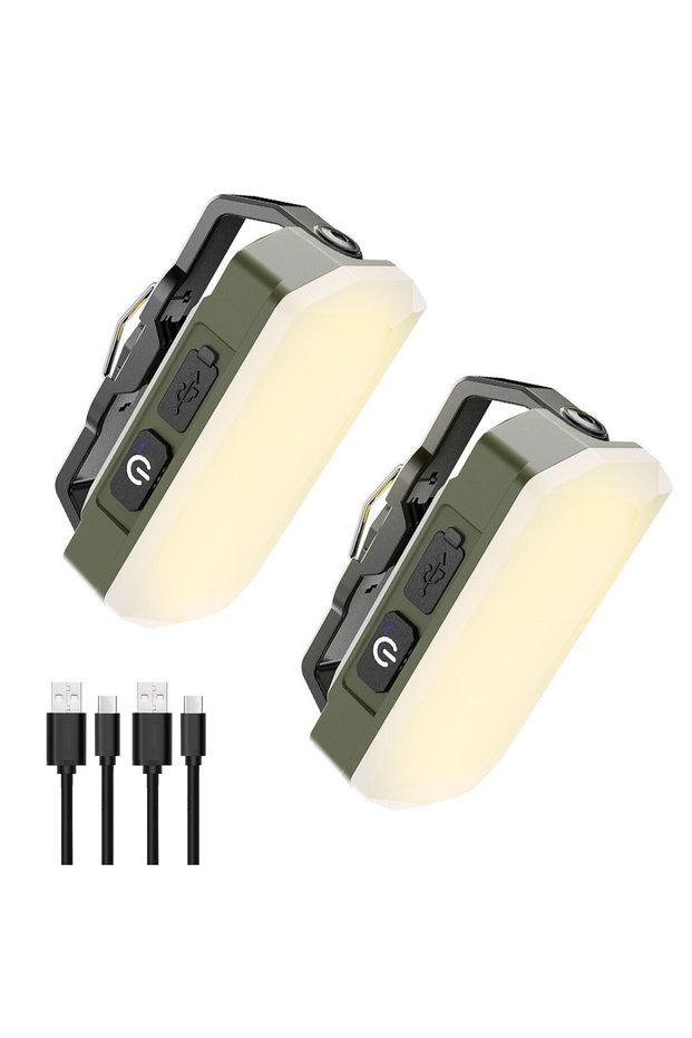 k3 2PCS Portable Outdoor Camping Lantern Super Long Battery Life Rechargeable Emergency Light Strong