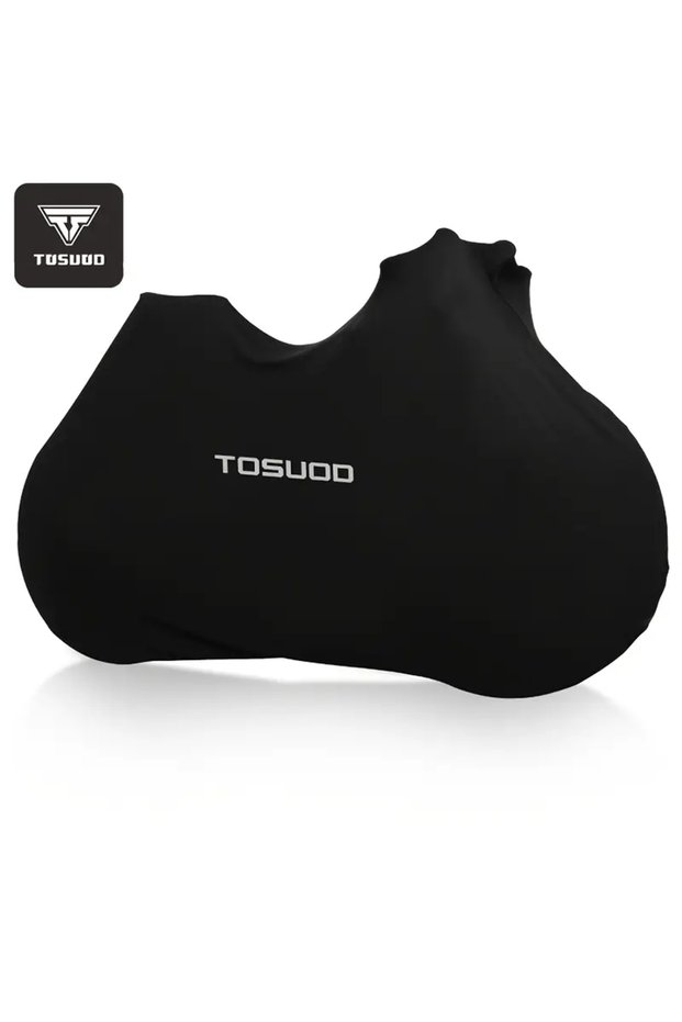 black TOSUOD Wheel Frame Protective Bike Cover Full Coverage Dustproof Scratch Proof Indoor Storage