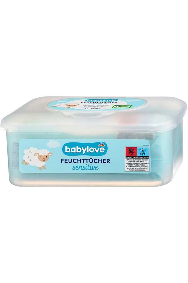Sensitive wet wipes, 80 pcs.