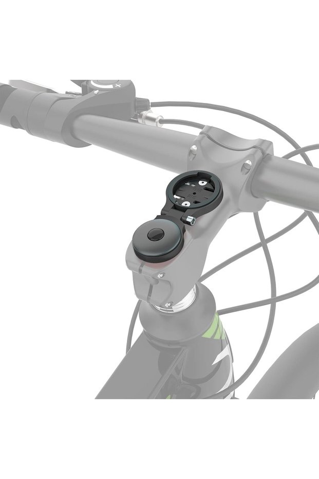 حامل كمبيوتر للدراجات قابل للتعديل باللون الأسود، متوافق مع Garmin Wahoo Bryton C
