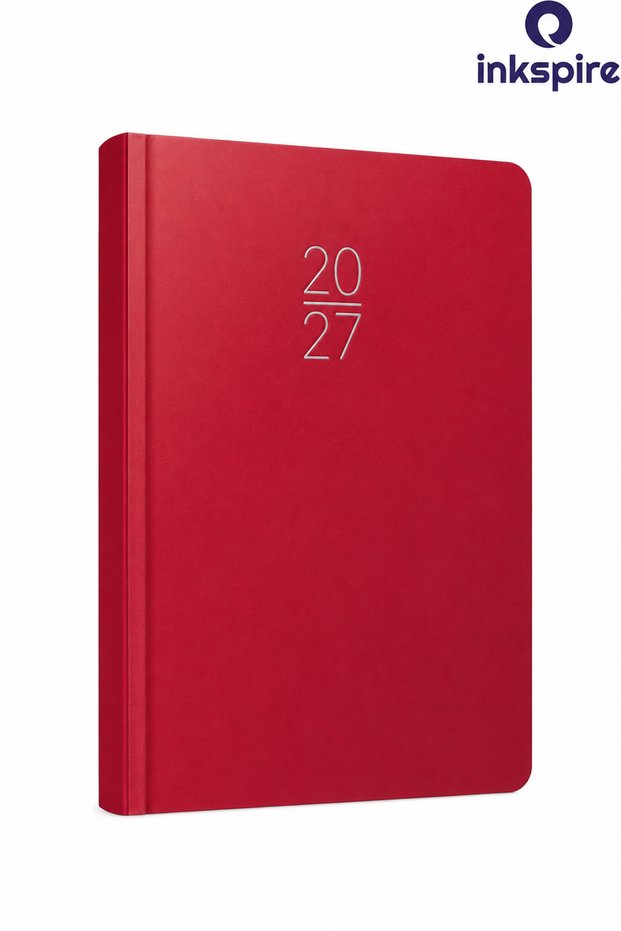 2027 Agenda Faux Leather Bound 17X24 cm Lined 1 Piece Daily Yearly Planner 2027 Year Agenda