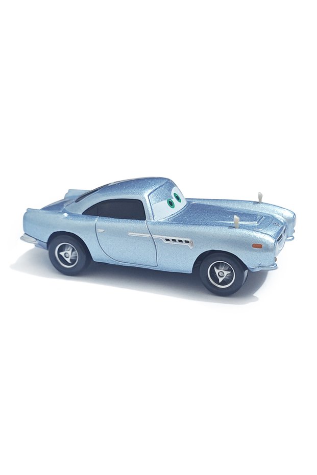 001 Pixar Cars 2 Finn McMissile Die Casting Car Model Alloy Material Anime Figure Racing Toys Childr