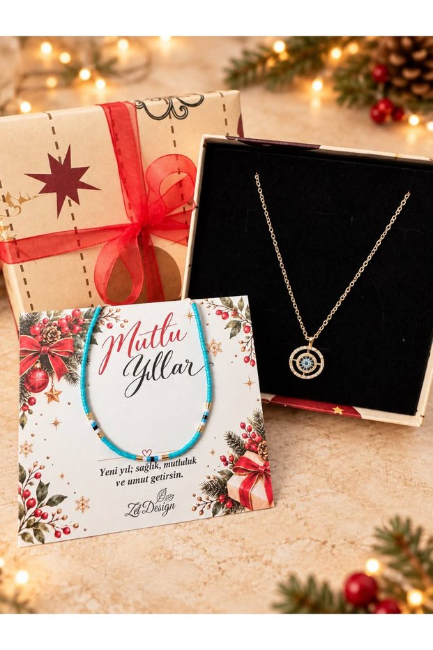 New Year's Gift Set of 2 (Miyuki Bracelet, Steel Necklace)