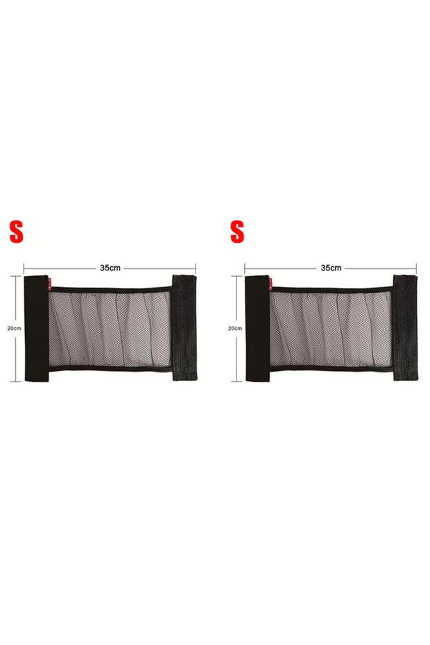 A S 2pcs 1/2pcs Car Trunk Elastic Mesh Fixed Straps Car Interior Organizer Extinguisher Storage Net