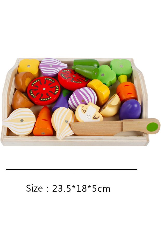 F Simulation Kitchen Pretend Toy Wooden Classic Game Montessori Educational Toy For Children Kids Gi