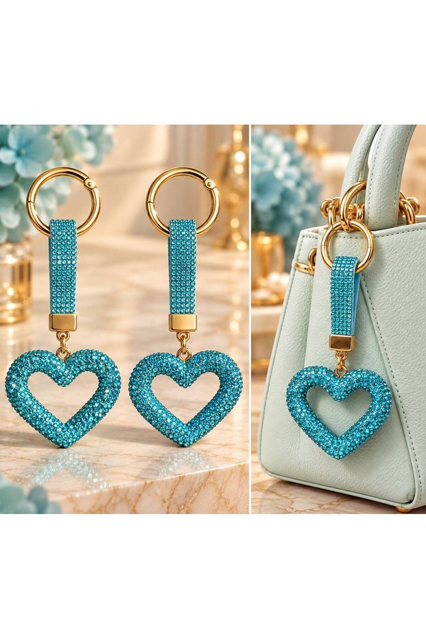 3D Full Filling Large Glitter Figured Bag Charm / Accessory / Ornament / Keychain