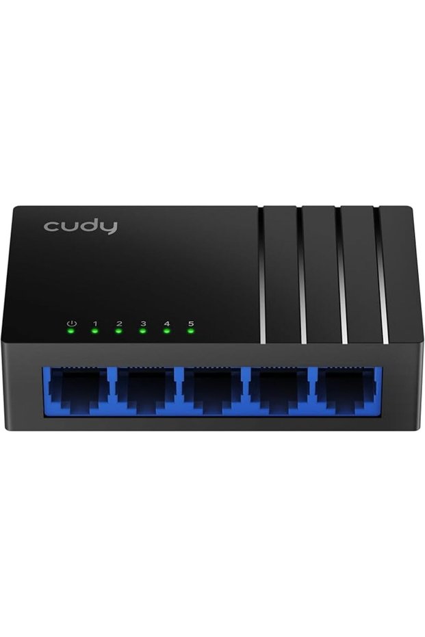 محول إيثرنت غير مُدار مدمج بخمسة منافذ جيجابت، طراز GS105D