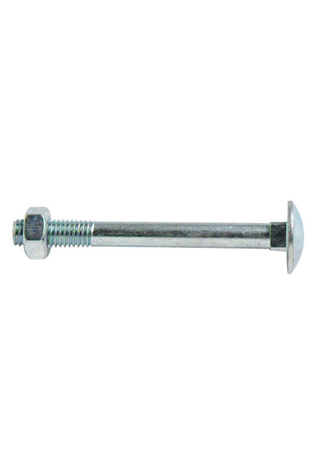 CARRIAGE BOLT & NUT ZP M8 x 150