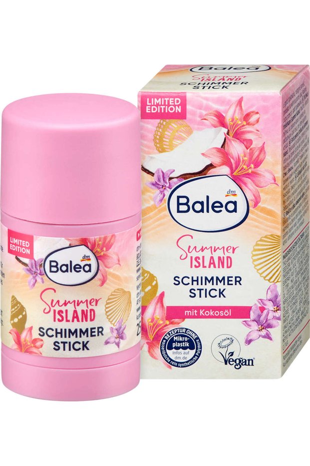 Solid body care stick with shine, 25 g