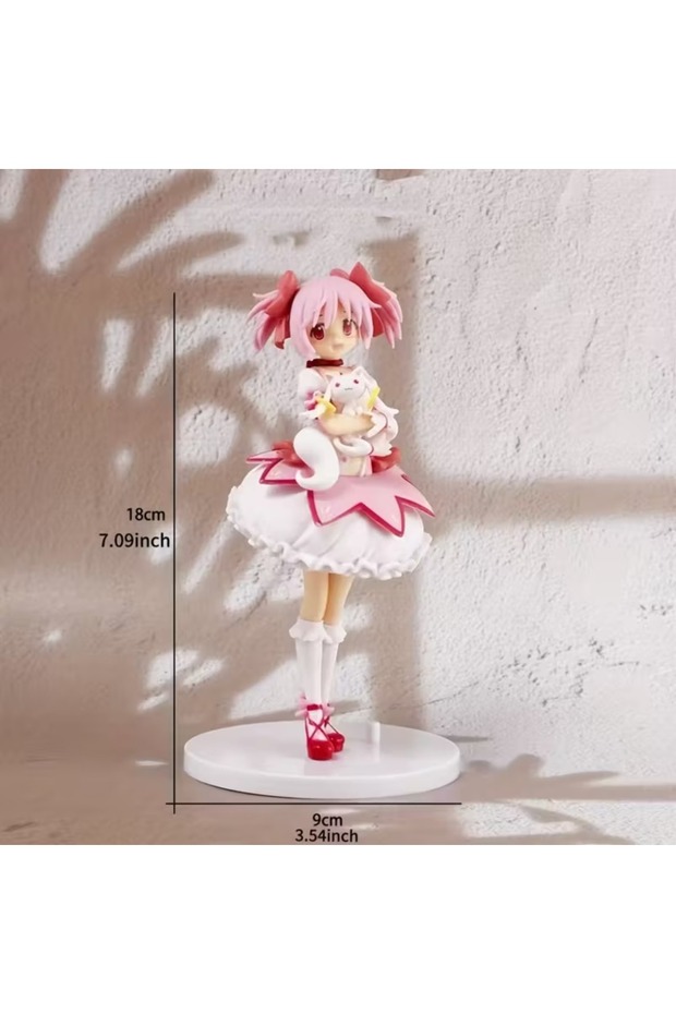 No box (OPP bag) 18cm Madoka Kaname Action Figure Puella Magi Madoka Magica Anime Collectible