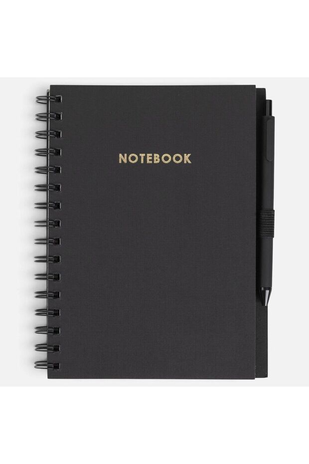 Notebook A5 2 Matters Black with Pen - 80 Sheets