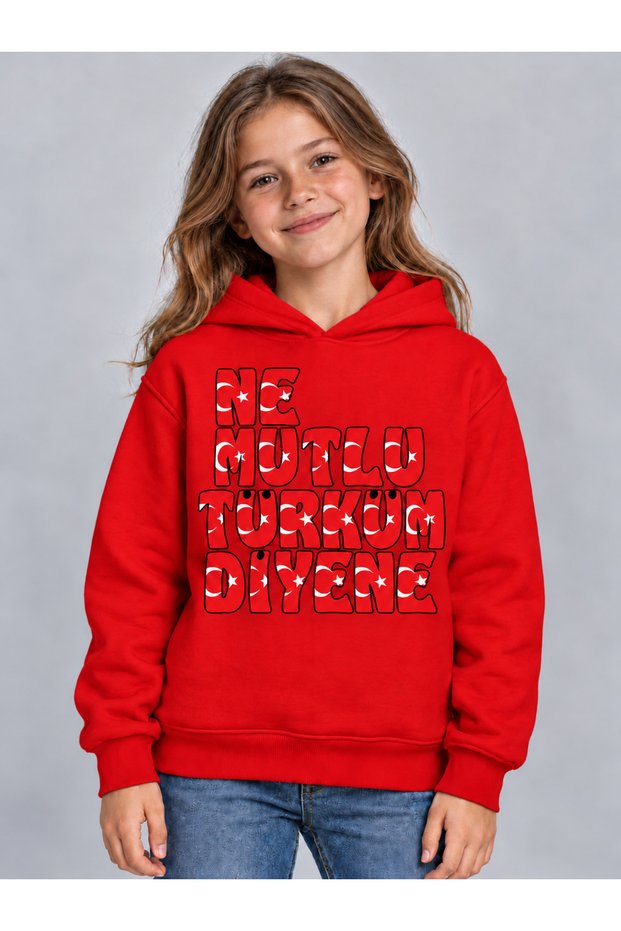 29 October Feast Themed Hooded Sweatshirt 3 Thread Raster Printed Winter Hoodie