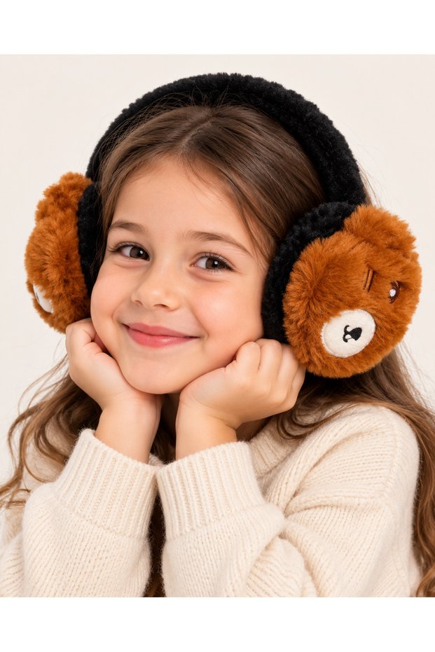 Plush Children's Headphones with Animal Figures 5–9 Years Old