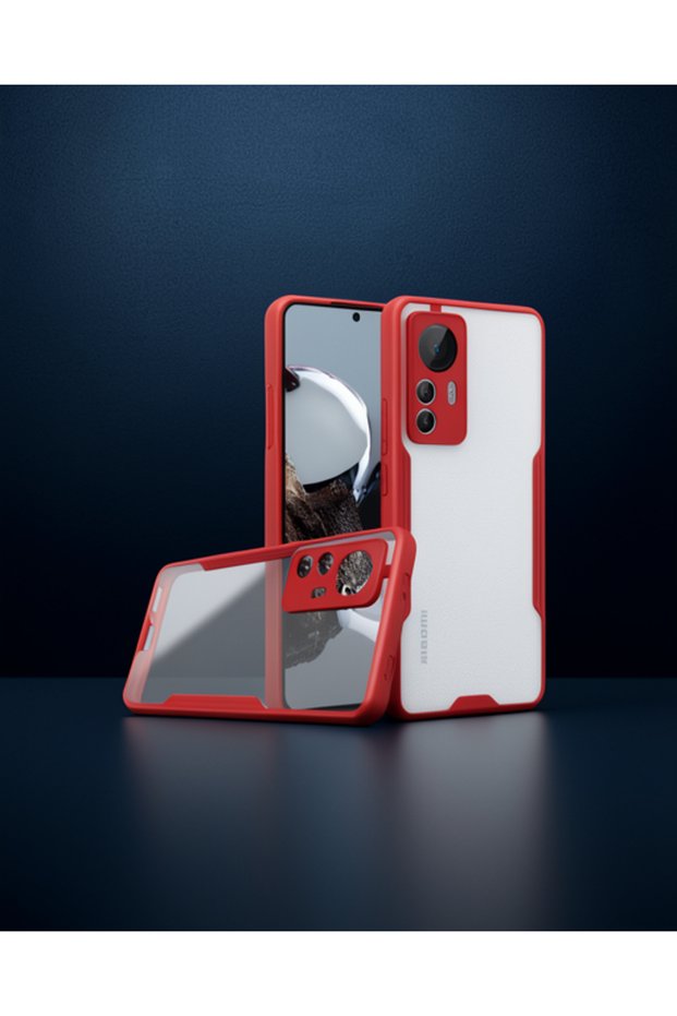 Xiaomi Mi 12t Case Platinum Silicone - Red
