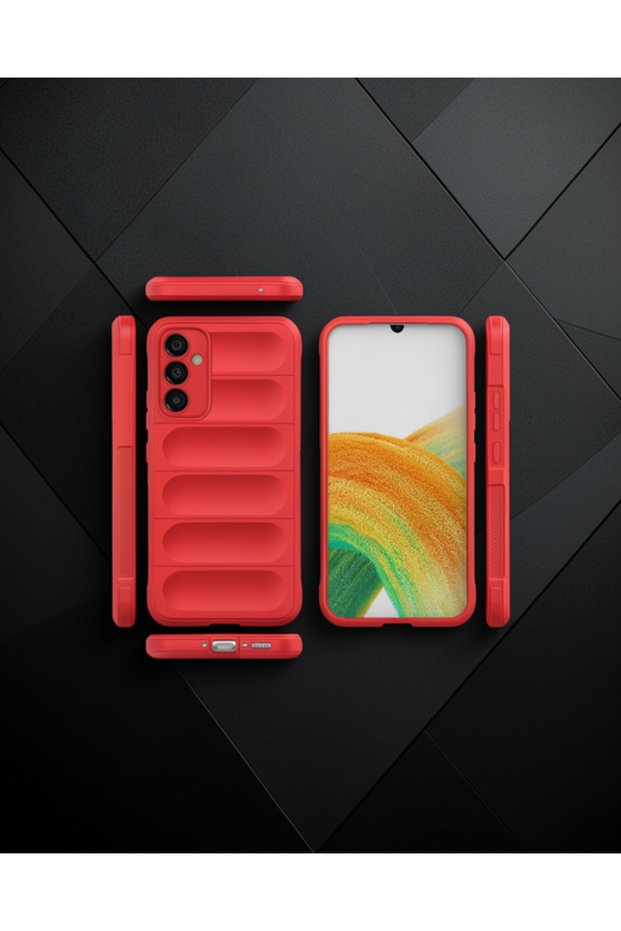 Samsung Galaxy M34 5g Case Optimum Silicone - Red