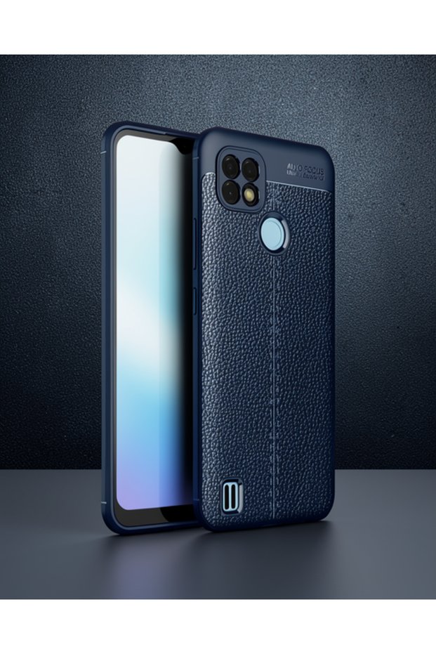 غطاء Realme C25 للتركيز التلقائي - أزرق داكن