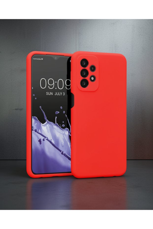 Samsung galaxy a23 4g case first silicone - red